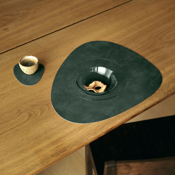 Nupo d&aelig;kkeserviet Curve L, dark green, LIND DNA