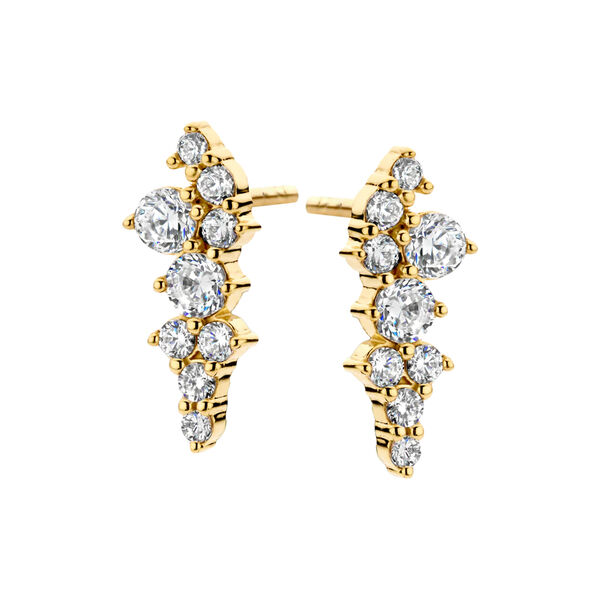 ARIA ØRERINGE, forgyldt, Spirit Icons