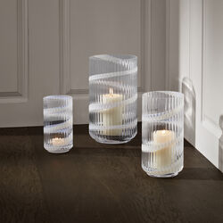 Lyngby Vase, swirl hvid, Lyngby Porcel&aelig;n