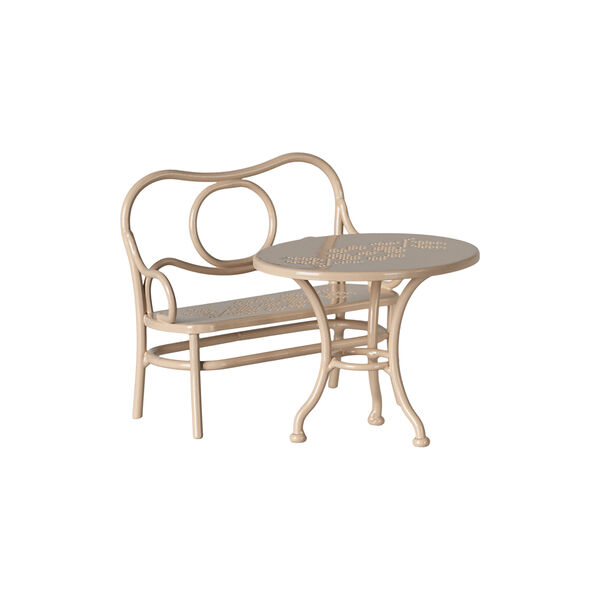 Caf&eacute;s&aelig;t tl mus, pale pink, Maileg