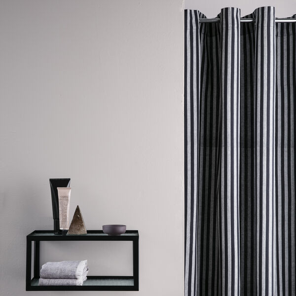 Chambray Shower Curtain, striped, ferm LIVING