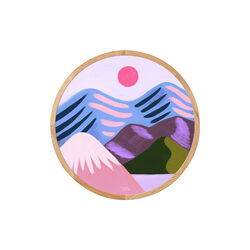 Pink sol lilla hav, Papirværk