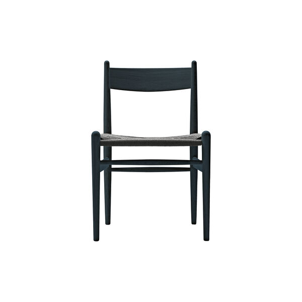 CH36 spisebordsstol, sortlakeret eg/sort, Carl Hansen & Søn