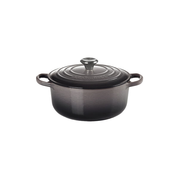 Signature rund st&oslash;bejernsgryde &Oslash; 20 cm, flint, Le Creuset