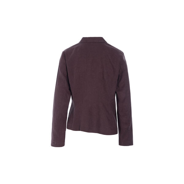 Lazy linen asymmetrisk jakke, raisin, BITTE KAI RAND