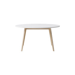 Wood PingPong bord, hvid/eg, Oliver Furniture