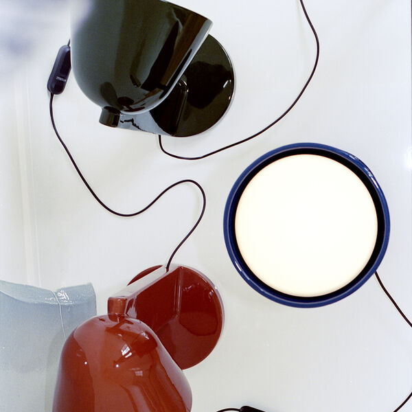 C&eacute;ramique Up bordlampe, navy blue, Flos