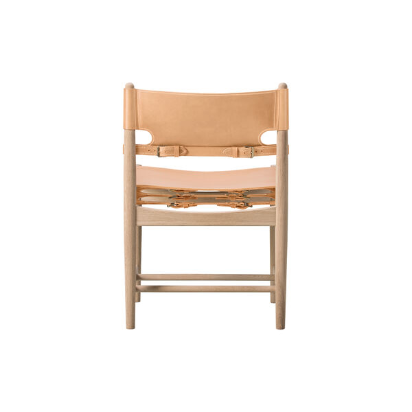 3237 Den Spanske spisebordsstol, natur/sæbebehandlet eg 3237 Den Spanske spisebordsstol, natur/sæbebehandlet eg, Fredericia Furniture