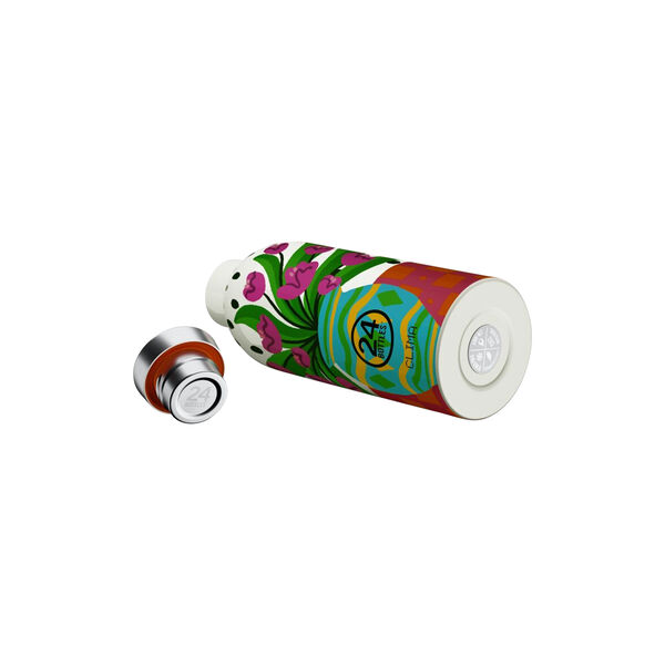 Clima Termoflaske, fiori rosa, 24Bottles