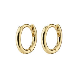 EANNA recycled huggie hoops, guldbelagt EANNA recycled huggie hoops, guldbelagt, Pilgrim