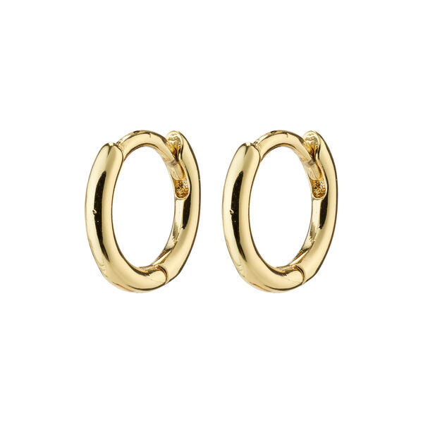EANNA recycled huggie hoops, guldbelagt EANNA recycled huggie hoops, guldbelagt, Pilgrim