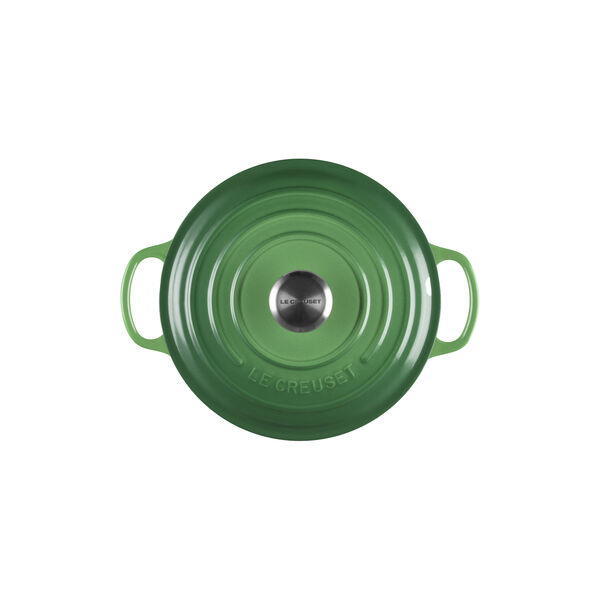 Signature rund st&oslash;bejernsgryde &Oslash; 20 cm, bamboo green, Le Creuset