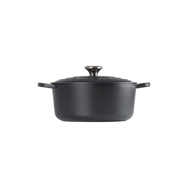 Signature rund gryde Ø 26 cm, matte black, Le Creuset