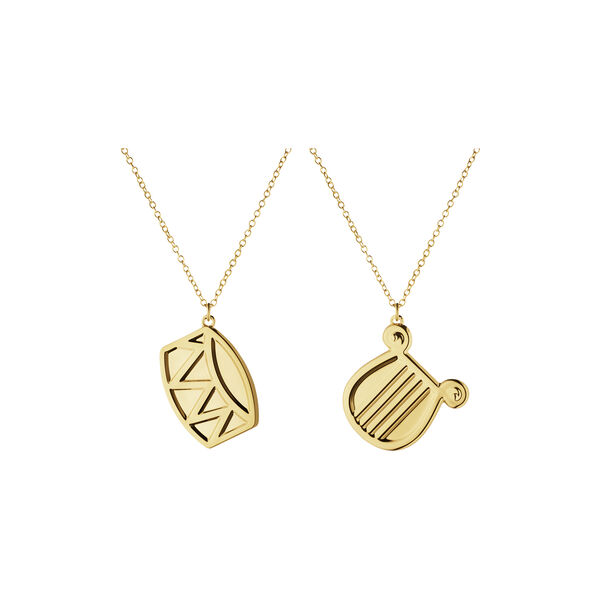 2026 Juleornaments&aelig;t Harpe/Tromme, guld, Georg Jensen