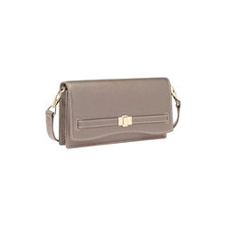 Farah Wallet on Leather Strap, taupe, Aigner