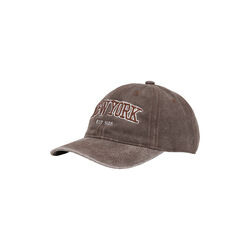 Everyday New York Cap, washed brown, SUI AVA