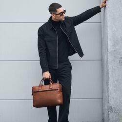 MasonMBG Laptop Bag, cognac, Markberg