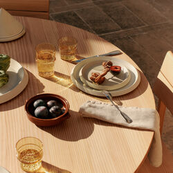 Boya Low Glasses 2 stk., yellow, Ferm Living