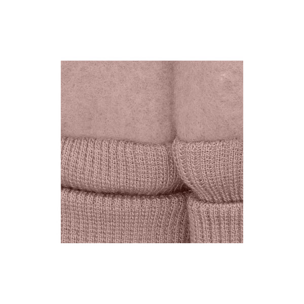 Mittens Wool Fleece, mahogany rose, HUTTEliHUT