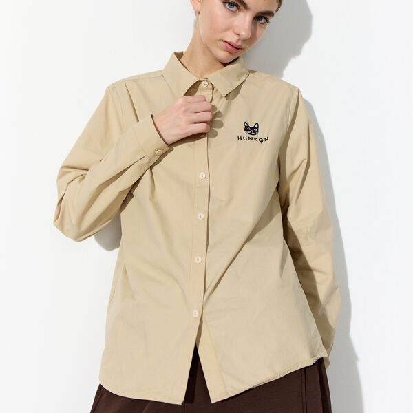 Esme Shirt, beige, HUNK&Oslash;N