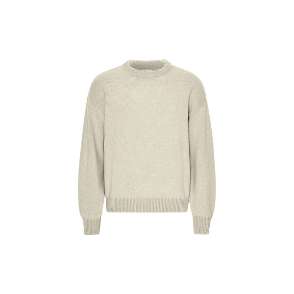 Oversized Merino Wool Crew, ivory white, Colorful Standard
