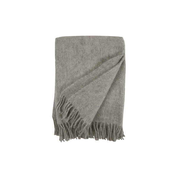 Gotland uld plaid, natural grey Gotland uld plaid, natural grey, Klippan Yllefabrik