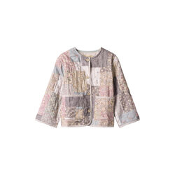 Quilt Jacket Ima, patchwork flowers, Wheat
