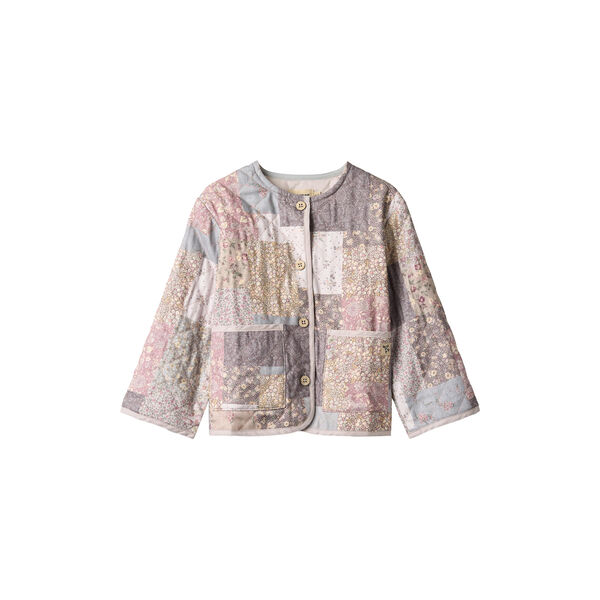 Quilt Jacket Ima, patchwork flowers, Wheat