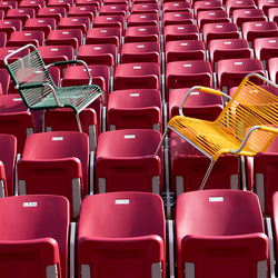 Mya Outdoor Chair with Armrests, yellow, FIAM