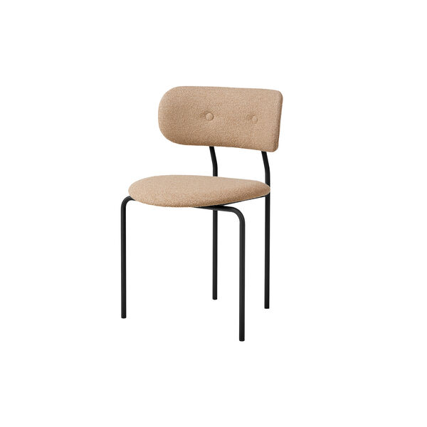Coco Dining Chair, Around Bouclé 004/black matt, GUBI