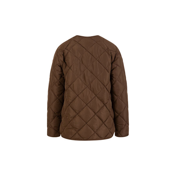 CC Heart ASTA quilted loose jacket, chocolate brown, Coster Copenhagen