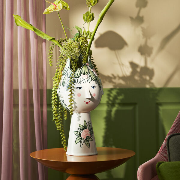 Titania Vase, gr&oslash;n, Bj&oslash;rn Wiinblad