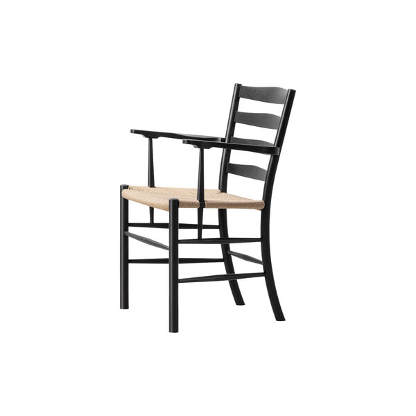 Klint Armchair, sortlakeret eg, Fredericia Furniture