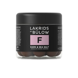 F - DARK & SEA SALT, small, Lakrids by B&uuml;low