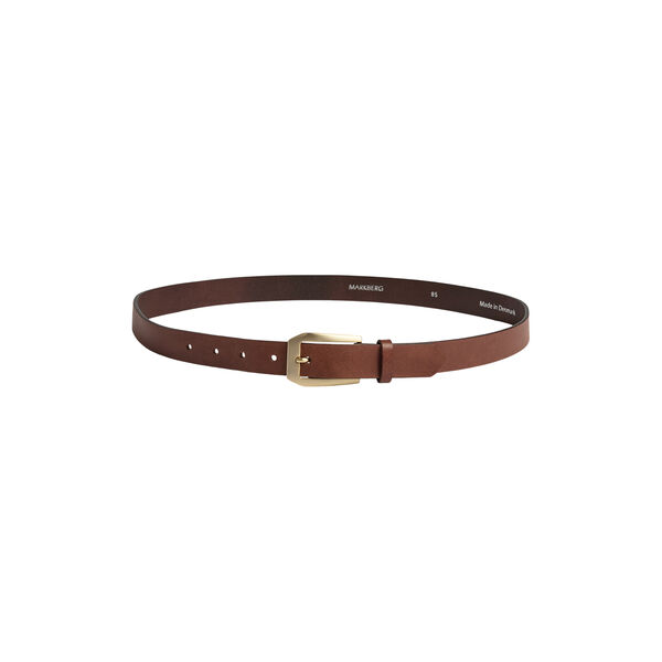 ArcadeMBG Belt, cognac w/br. Gold ArcadeMBG Belt, cognac w/br. Gold, Markberg