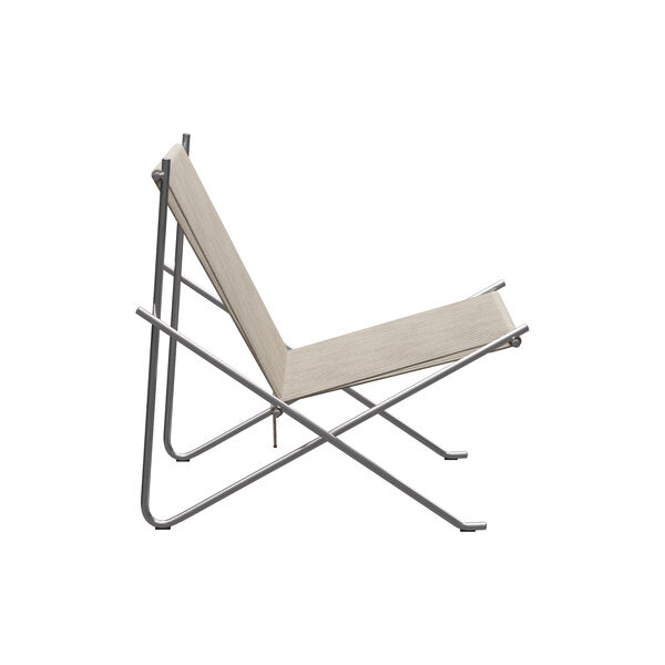 PK4&trade; stol, matpoleret rustfrit st&aring;l/natur, Fritz Hansen
