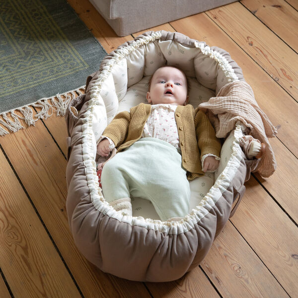 3-i-1 babynest, sophora leaves, Sebra