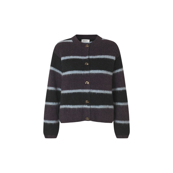 Rafaelmd stripe cardigan, winter stripe, Modström