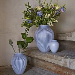 Knabstrup Vase Ripple | H 20 | Lavender, Knabstrup Keramik
