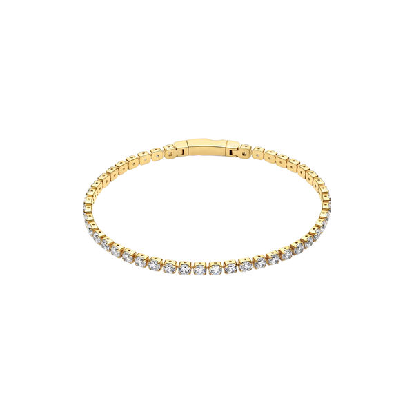 Ellera Grande Armb&aring;nd | &Oslash; 18 | Forgyldt/hvid, Sif Jakobs Jewellery
