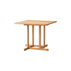 BM80 Mogensen Shaker Table 90x90 cm, olieret eg, Fredericia Furniture