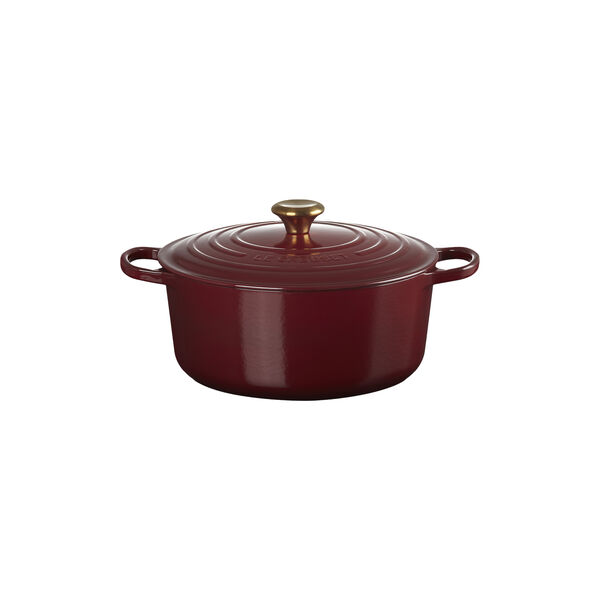 Signature rund st&oslash;bejernsgryde &Oslash; 28 cm, garnet, Le Creuset