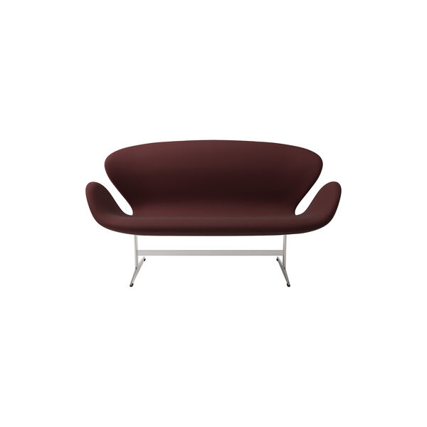Svanesofa™ 3321 2-pers. sofa, bordeaux Svanesofa™ 3321 2-pers. sofa, bordeaux, Fritz Hansen