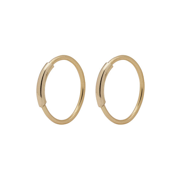 RAQUEL Mini hoops, gold plated, Pilgrim