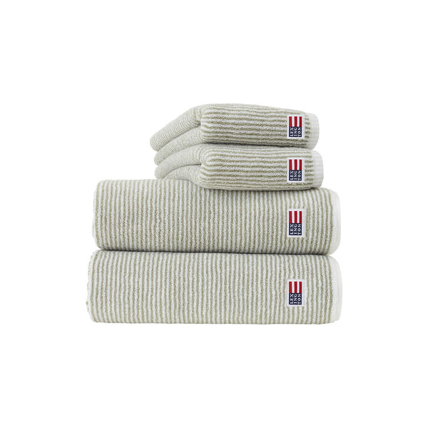 Original håndklæde, vintage green/white, Lexington