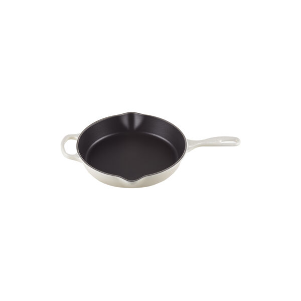 Signature st&oslash;bejern dyb stegepande &Oslash; 26 cm, meringue, Le Creuset