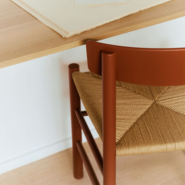 J39 Mogensen stol, herritage red/natur, Fredericia Furniture