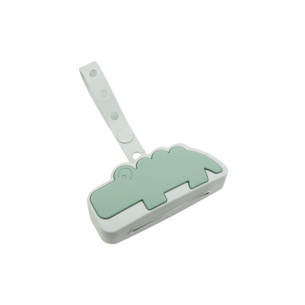 Croco silikone sutteholder, green, Done by Deer
