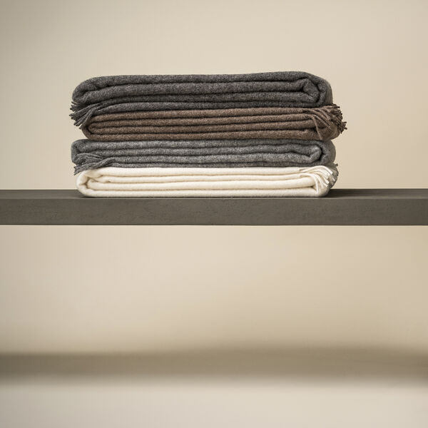 Sams&oslash; plaid, 00120 gotland brown, Silkeborg Uldspinderi