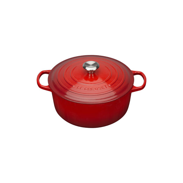 Signature rund gryde Ø 28 cm, cerise, Le Creuset